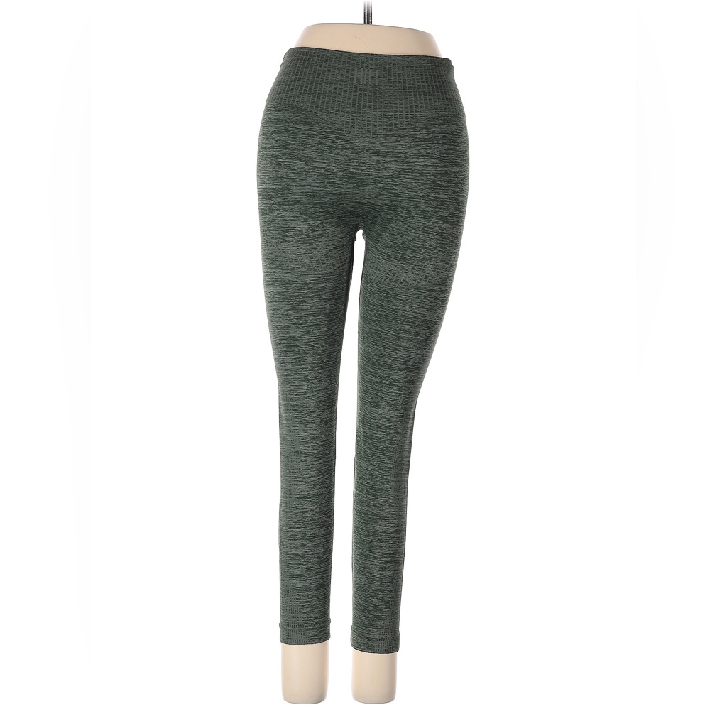 Hiit Green Workout Athletic Yoga High Rise Leggings